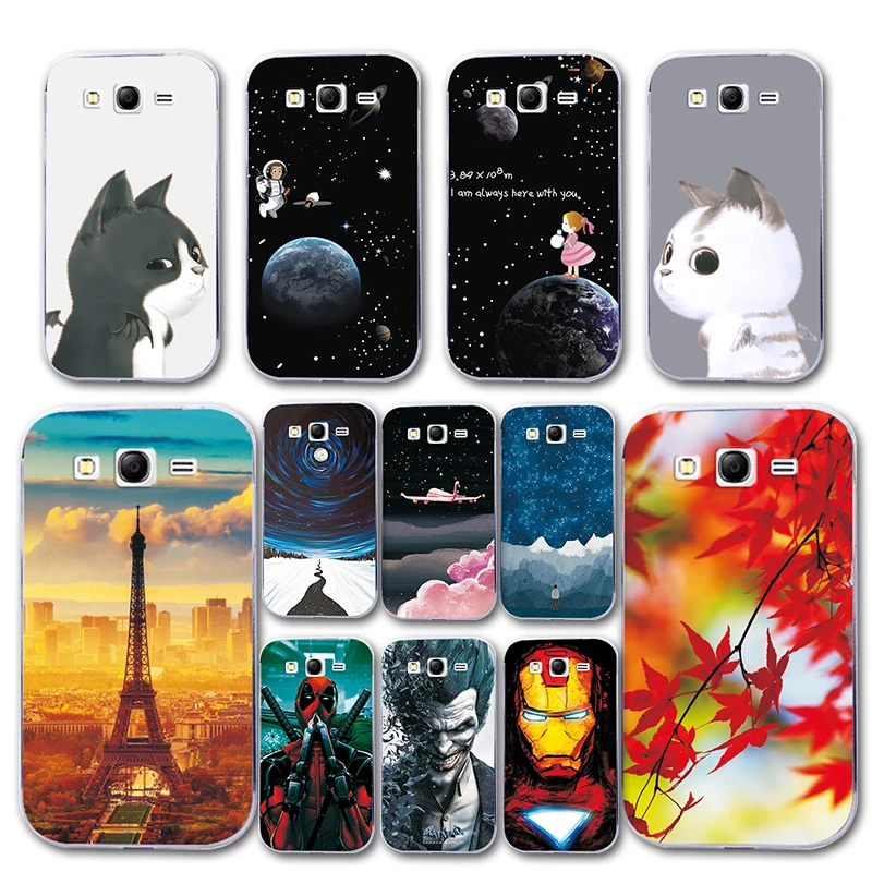 Чехол-накладка для samsung Galaxy Grand Duos GT I9082 i9080 9060 Neo I9060 i9062 крышка ТПУ разнообразные расписные Coque Funda, чехол