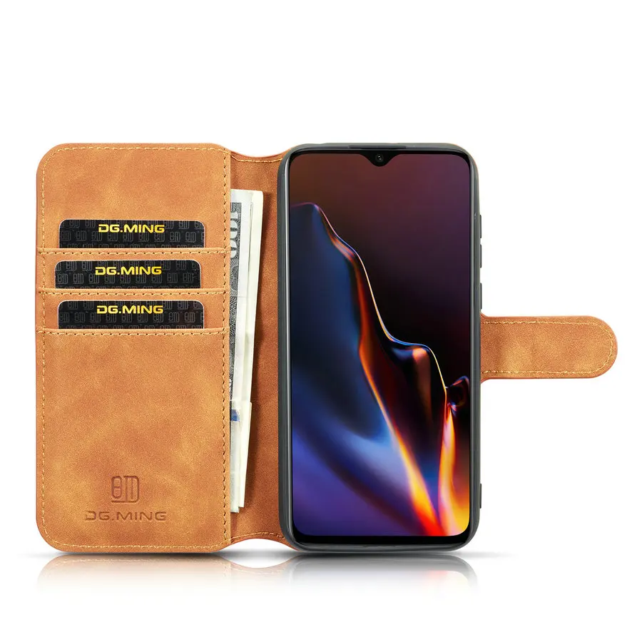 DG. MING ретро кожаный чехол для Huawei Y5 2019 чехол-книжка с магнитным переключателем