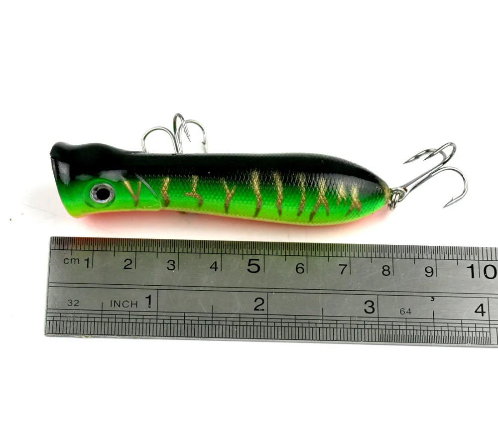 ThunderShower 1 шт. Popper Рыбная приманка 8 см 11 6 г Swimbait поплавок-приманка поверхности