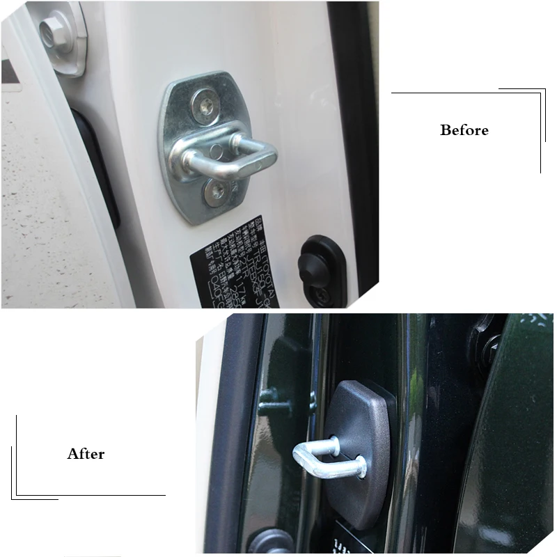 Крышка автомобильного замка двери для Toyota Yaris Highlander Prado Prius Corolla 2007 2013 Camry 06 11 Rav4 07 12