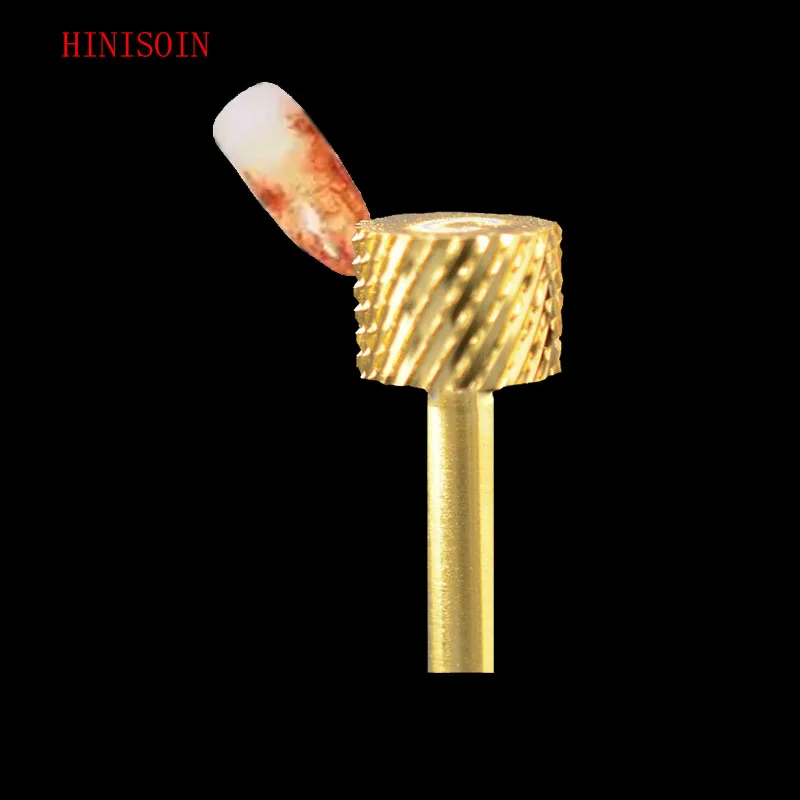 

2pcs HIVISOIN Carbide Nail Drill Bit - 4-Week Backfill Bit - C(60060010)-Gold