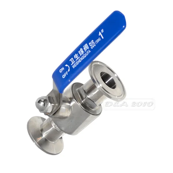 1 &quot25 мм санитарно полный порт шаровой клапан зажим наконечник из нержавеющей