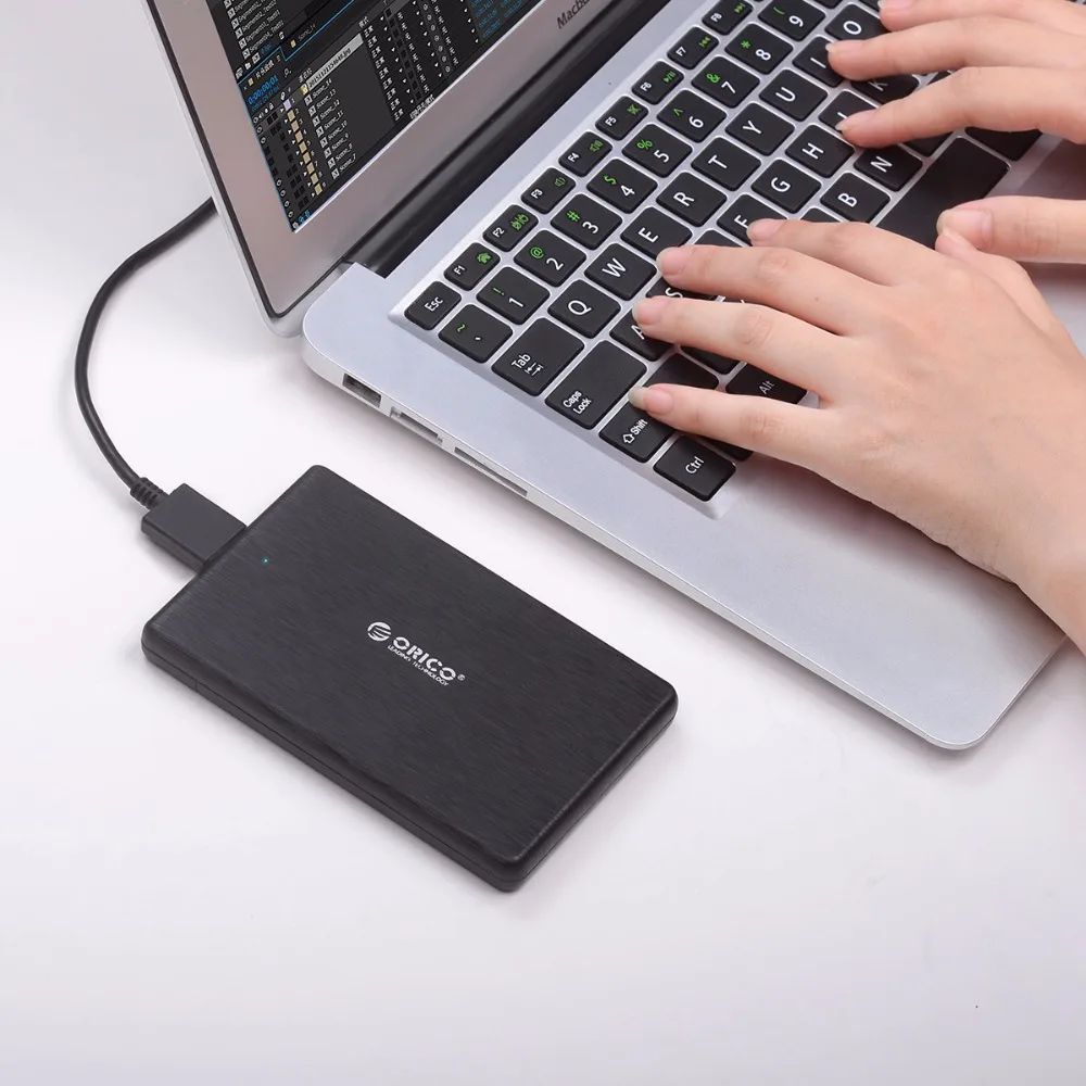 Чехол ORICO для жесткого диска 2,5 SATA для USB 3,0, корпус для жесткого диска SSD, коробка для жесткого диска type C 3,1, чехол с поддержкой UASP для Windows/Max/Linux