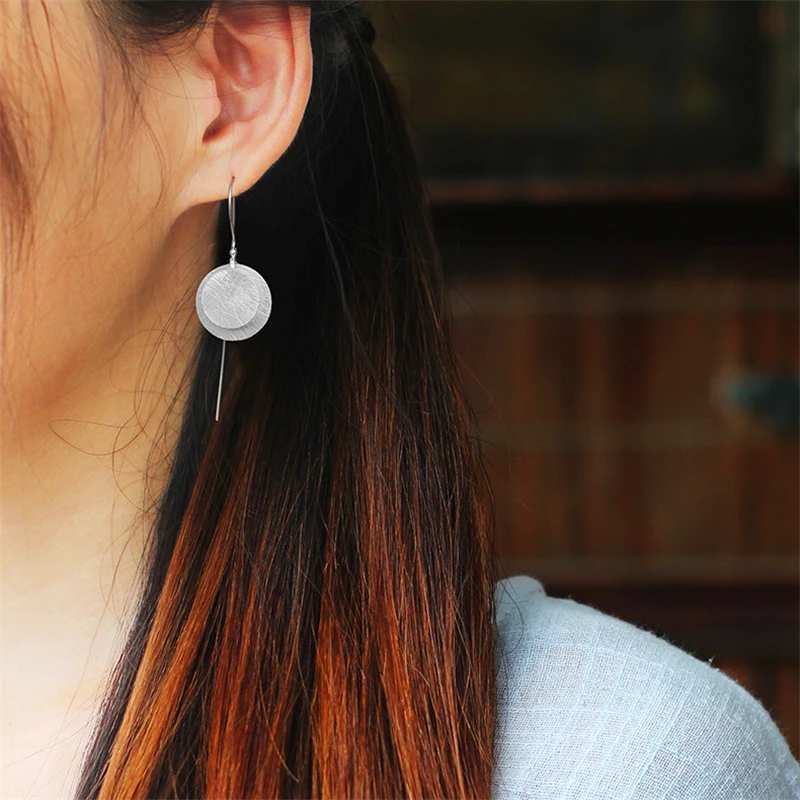 Lotus Fun реальные 925 Серебро Природный оригинальный ручной Красивые ювелирные