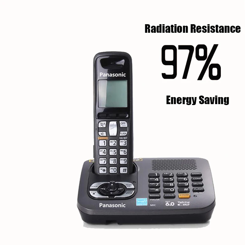 Dect 6 0 цифровой беспроводной телефон с ответом машины Handfree голосовой почты