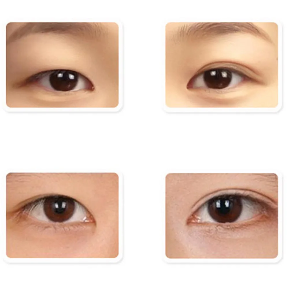 200 пар Оливковая паста в форме век невидимая двойная складывающаяся лента для