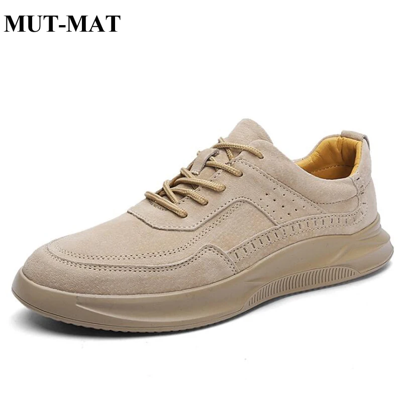 (39-45) Men's Board Shoes College Style Retro Leather Casual Martin Fashion Low-top England Men Boots | Обувь