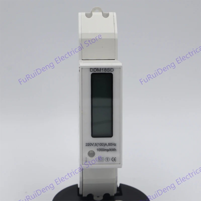 Однофазный двухпроводной ваттметр RS485 MODBUS протокол счетчик энергии ЖК-дисплей с подсветкой измеритель мощности 220 В/230 В din-рейку Ватт метр