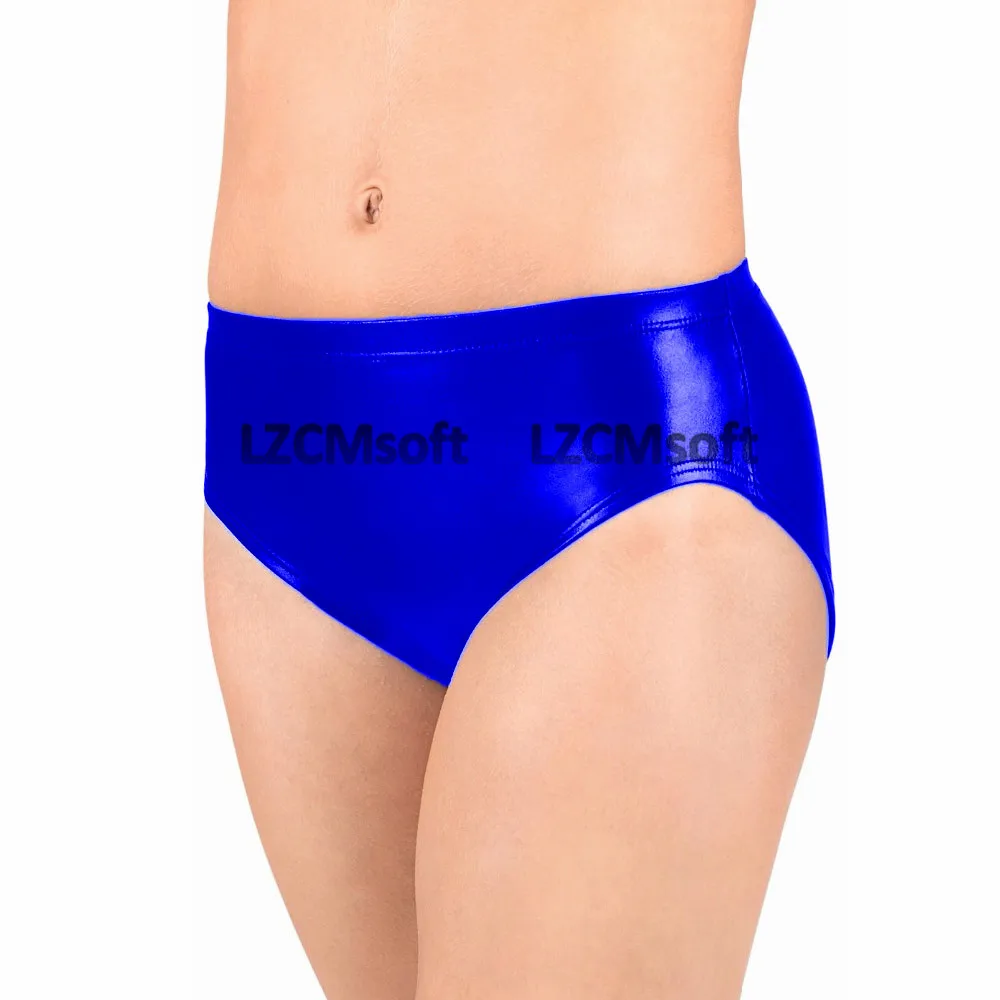 Royal Blue LZCMsoft, низкая талия, блестящие, металлические, для танцев, шорты для женщин, тянущиеся, для девушек, для сцены, шоу, шорты, для мокрого вида, трусы - Цвет: Royal Blue