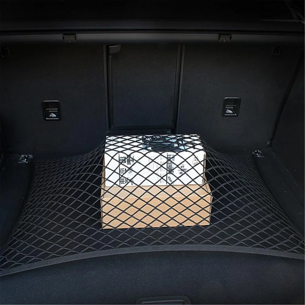 4 Hook Car Universal Trunk Cargo Net Mesh Storage Organizer For LADA Priora Sedan sport Kalina Granta Vesta X-Ray XRay | Автомобили и