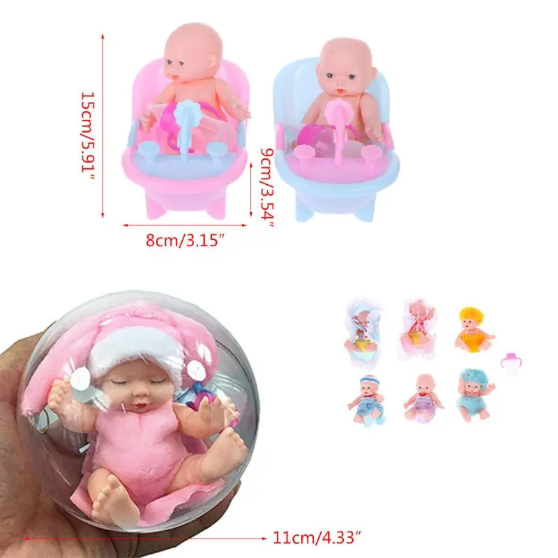 Новая кукла сюрприз Кукла Reborn настоящая мини Bebe детская игрушка для девочки