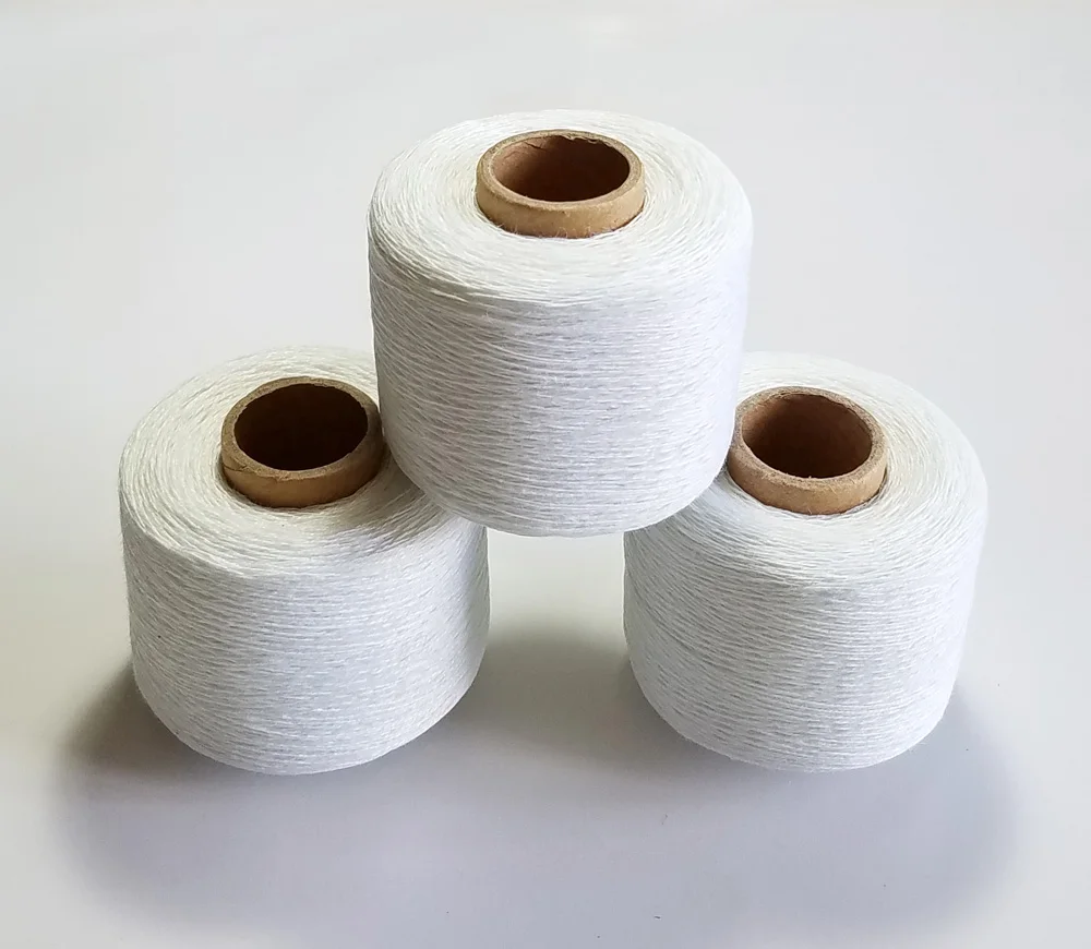 Оптовая продажа 10 шт./лот белая швейная нить из 100% льна шнуры 2(3) Ply пряжа|linen
