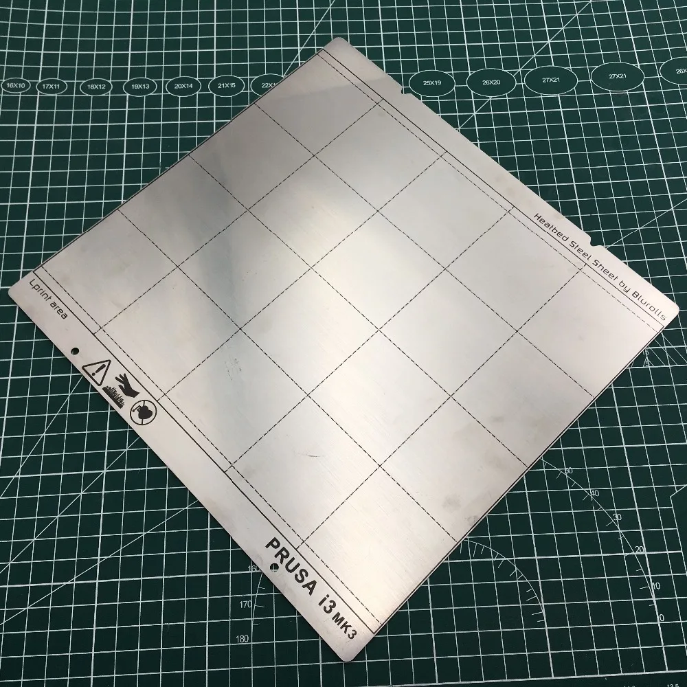 1 шт. Reprap Prusa i3 Mk3 Mk52 Рессорная сталь лист Тепло Кровать супер тонкий каблук 3D-принтеры печать Buildplate Быстрая