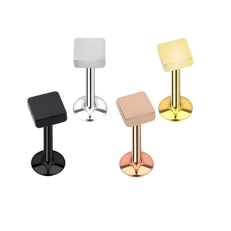 Новый продукт пирсинг губ тело Лабрет хрящевая спираль Tragus квадратная штанга Бар