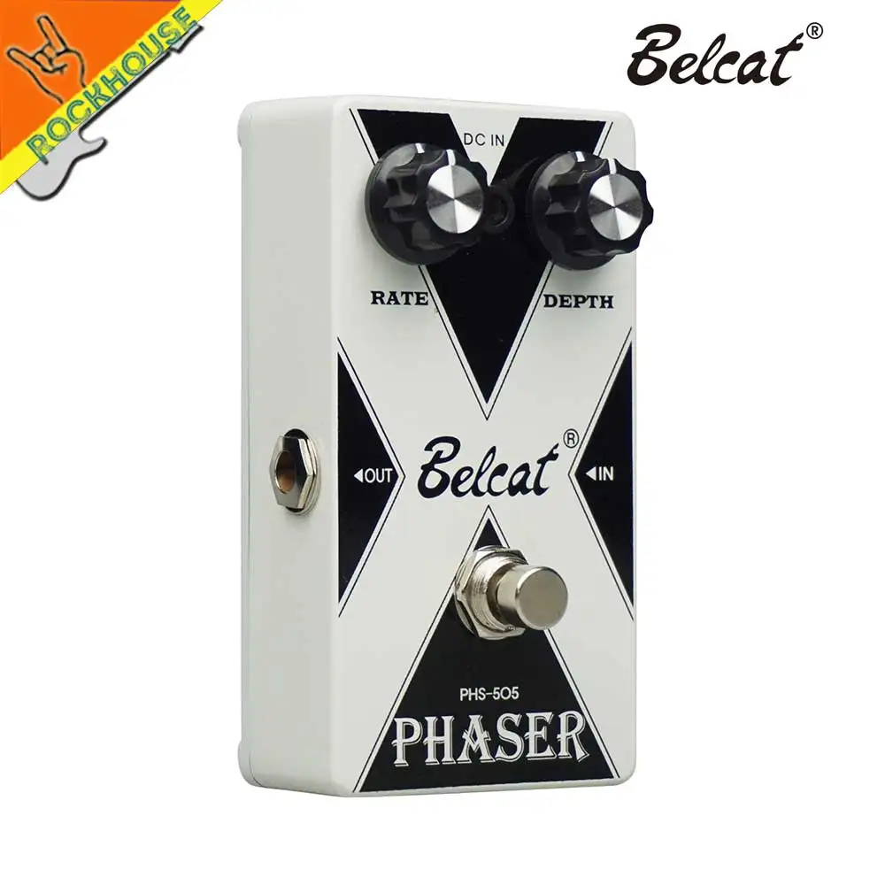 Belcat Phaser Гитарные эффекты педаль Фазовые Stompbox винтажная аналоговая схема True Bypass