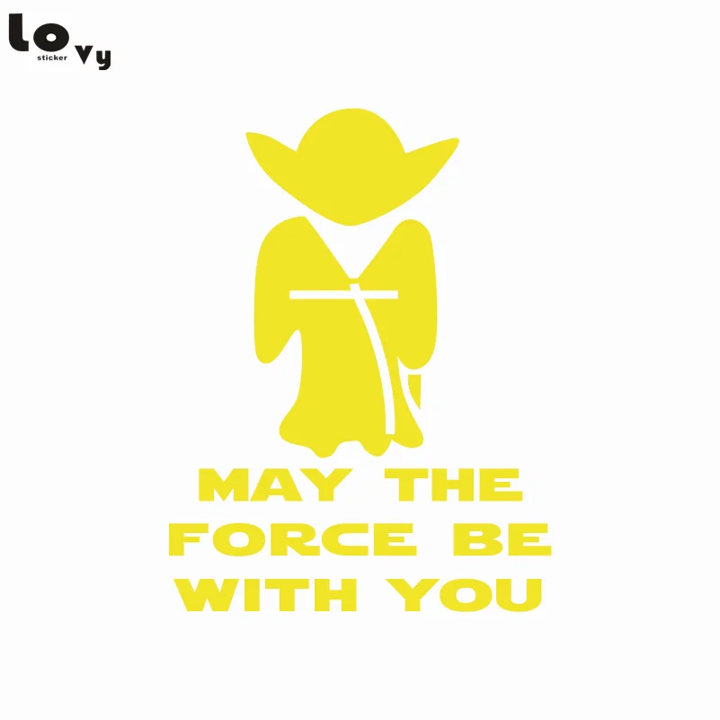Классический фильм Звездные войны автомобиль стикер Может Сила быть с вами