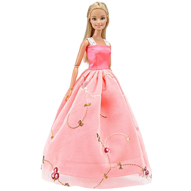

Fashion Summer Long Dress Outfits for Barbie BJD Doll Clothes Accessories Play House Dressing Up Costume Kids Girls Toys Gift