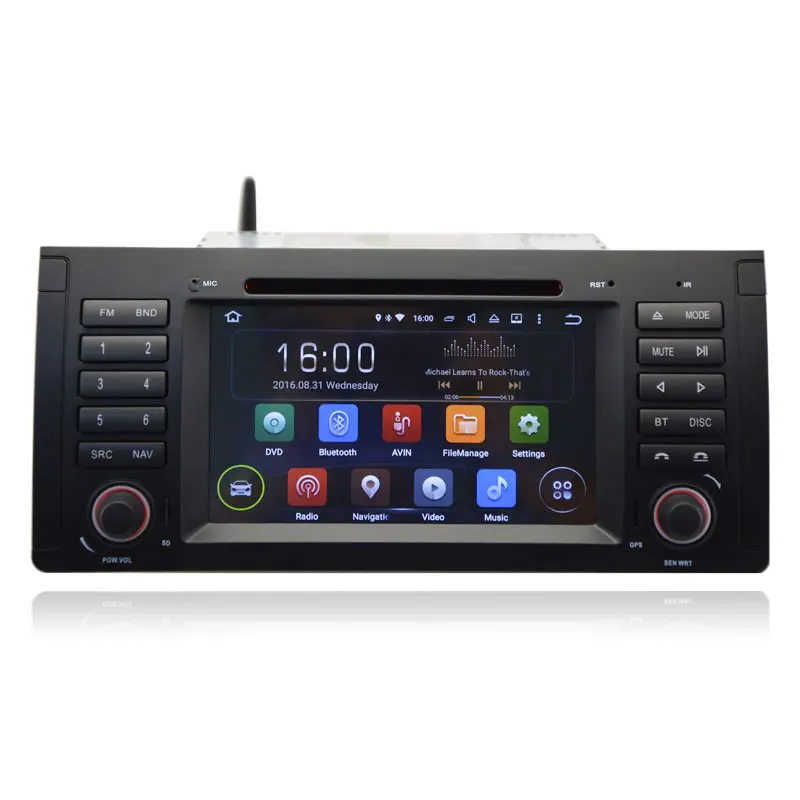 Автомобильная Мультимедийная система 7 дюймов Android 9 0 для BMW 5 Series 520i 525 535i 540i 528i E39 E53