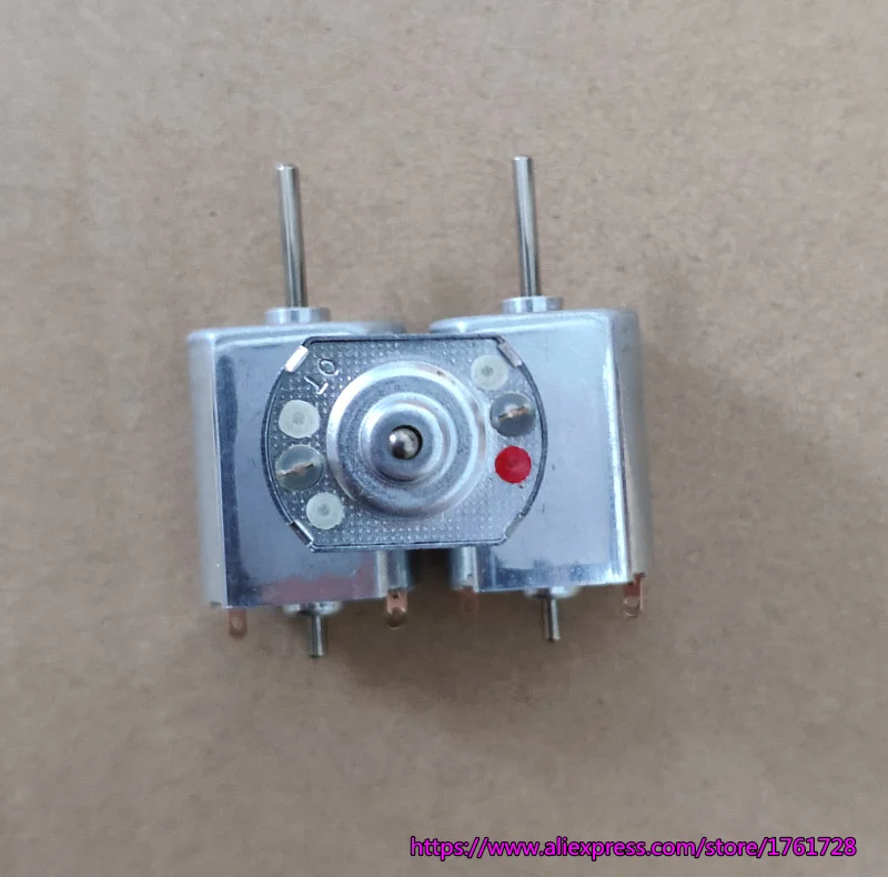 10 шт./лот! Двойной выходной вал 130 стандартный двигатель карбоновая щетка 3 В ~ 6 в