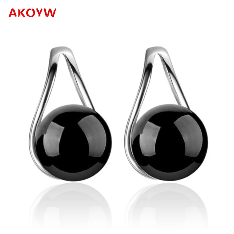 Женские серьги с опалом одна пара сережек серебристого и красного цвета