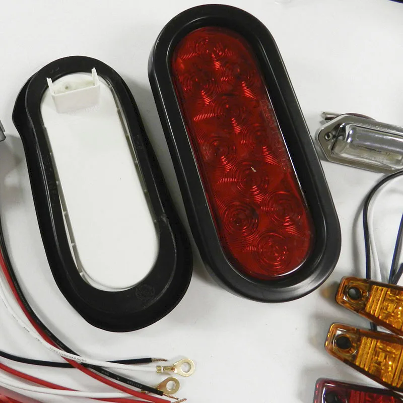 13 шт./компл. стоп поворот задний светильник с ID бар маркер водонепроницаемый