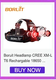 Boruit налобный фонарь CREE XM-L T6 Перезаряжаемый 18650 налобный фонарь USB Водонепроницаемый светодиодный налобный фонарь мощный светодиодный фонарь для рыбалки и кемпинга