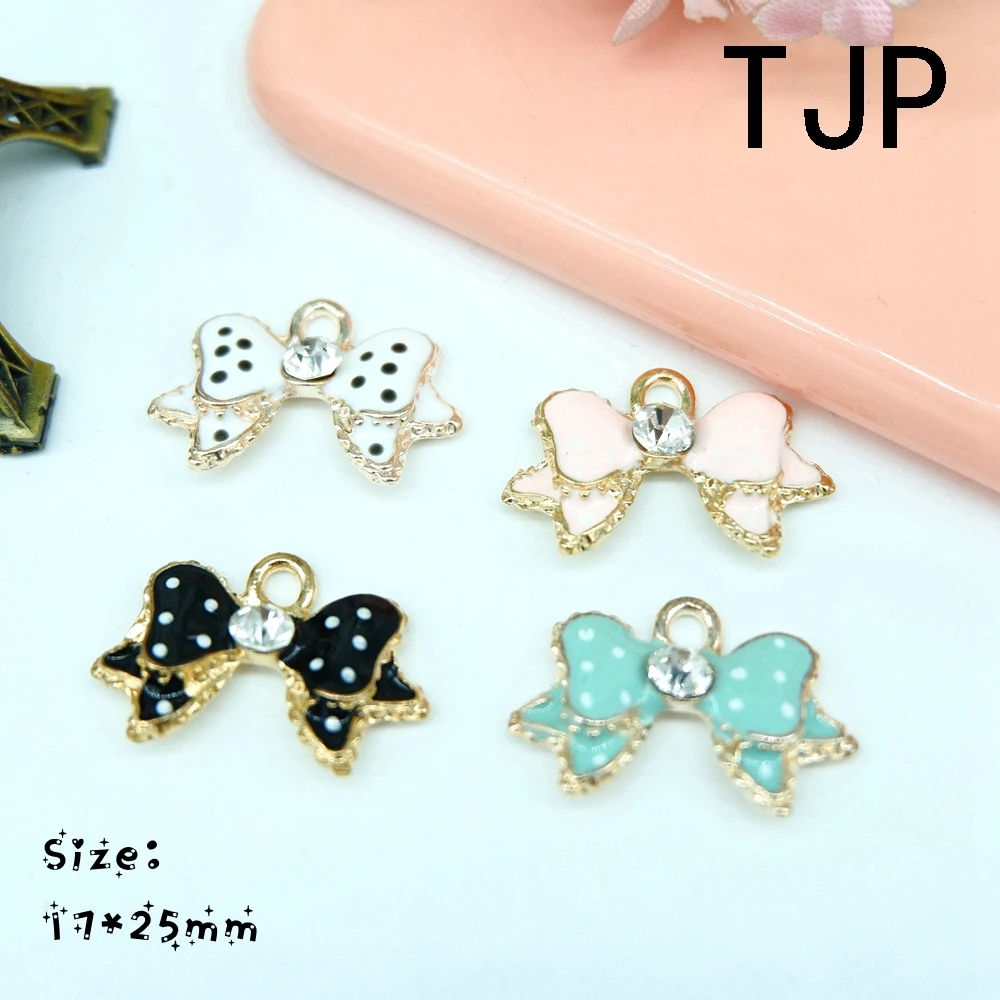 Милые Подвески с бантом для украшения своими руками браслеты ожерелье серьги