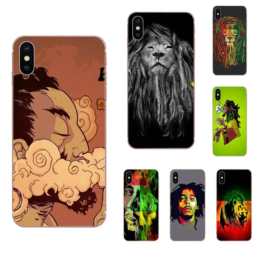 Bob Marleys Lion Rasta Reggae For Xiaomi Redmi Note 2 3 3S 4 4A 4X 5 5A 6 6A Pro Plus Back Phone Case | Мобильные телефоны и