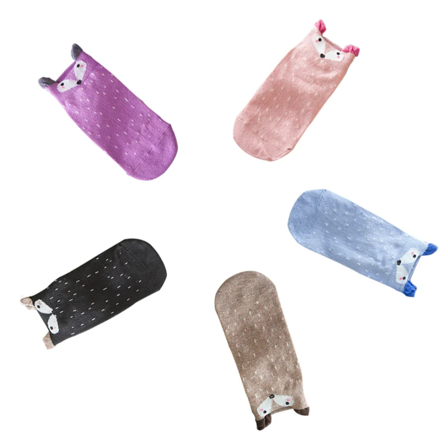 Женские теплые носки [COSPLACOOL] с рисунком кошки осень/зима хлопковые милые