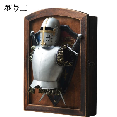  Wanlang wall hangs in Middle Ages Adorn the living room with Rome armor Key collection box porch Iron ornamentsroom | Дом и сад