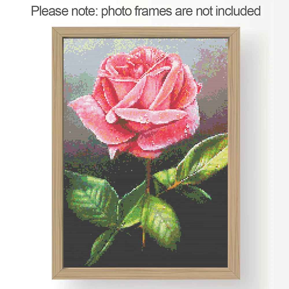 Diamond Painting Full Round Flower Rhinestone Cross Stitch Mosaic Pattern Beading Embroidery Decor b312 | Дом и сад