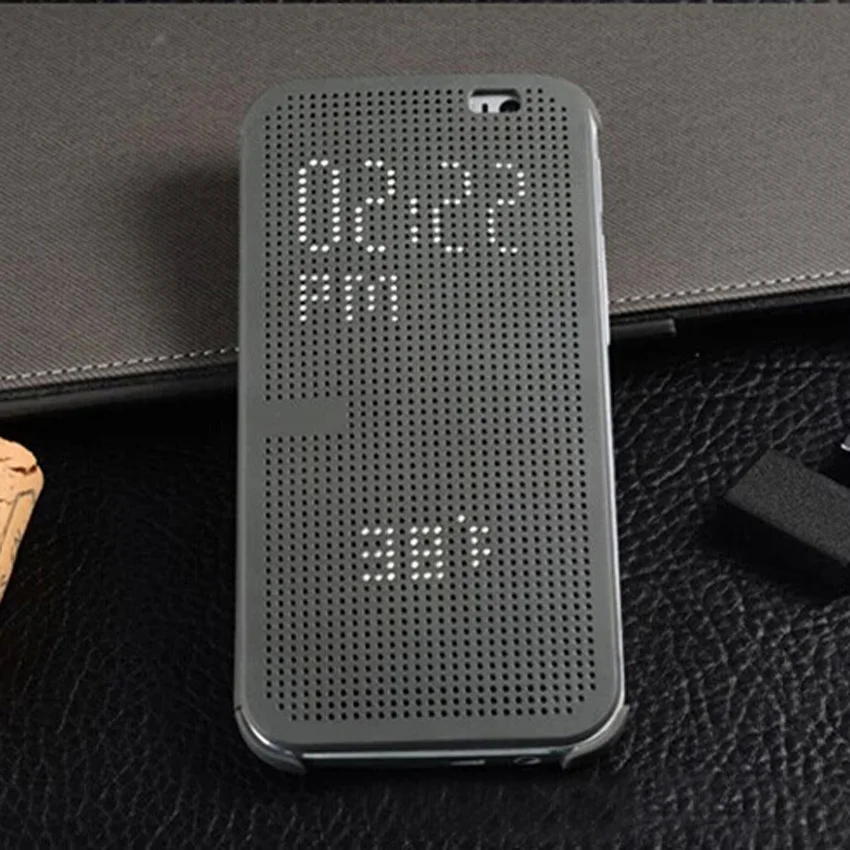 Умный чехол в горошек силиконовый для HTC One M8 M8s E8 E M 8 S OneM8 HTCM8 HTCE8 флип телефона