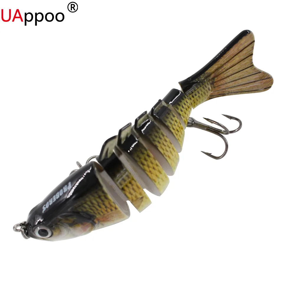 Воблер Реалистичного Рыболовную Приманку 7 Сегмент Swimbait Crankbait Жесткий Bait