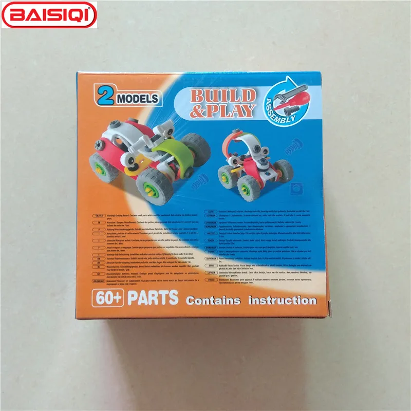 BAISIQI brand new Build&ampPlay screwing block toy for 5-6-7-8-9 year old kid Buy 1 get gift 6831 Model Building kit |