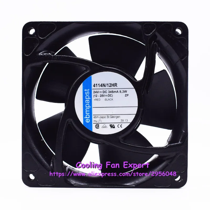 4114N/12HR промышленный осевой вентилятор Coolng DC 24V 0.345A 8 3 W 4000 об/мин 12038 12 см 120*120*38 мм 2