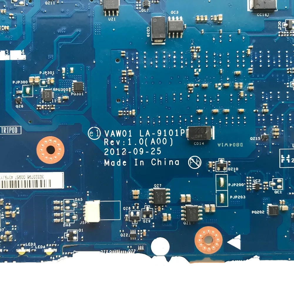 Материнская плата VAW01 для ноутбука DELL 3521 5521 рев: 1 0 Φ ЦП HD8730M/2 ГБ 0P14T7 P14T7 полностью
