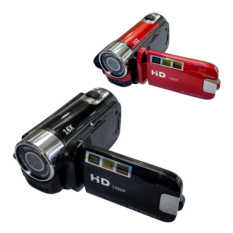 Портативный Full HD 1080P 270 градусов спортивный Видикон вращение 16 МП Высокое разрешение цифровая видеокамера ABS DV камера FHD видеокамера s