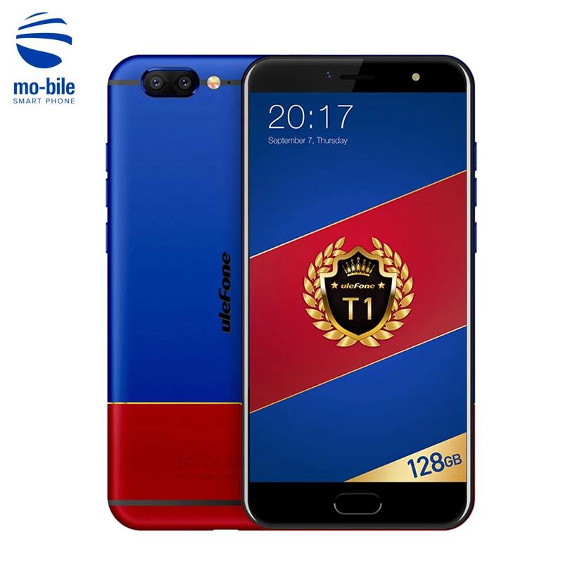 Ulefone T1 Premium Edition 4 г смартфон 5 'ɺndroid 7 0 Helio P25 Octa Core 2 6 ГГц ГБ Оперативная память 128