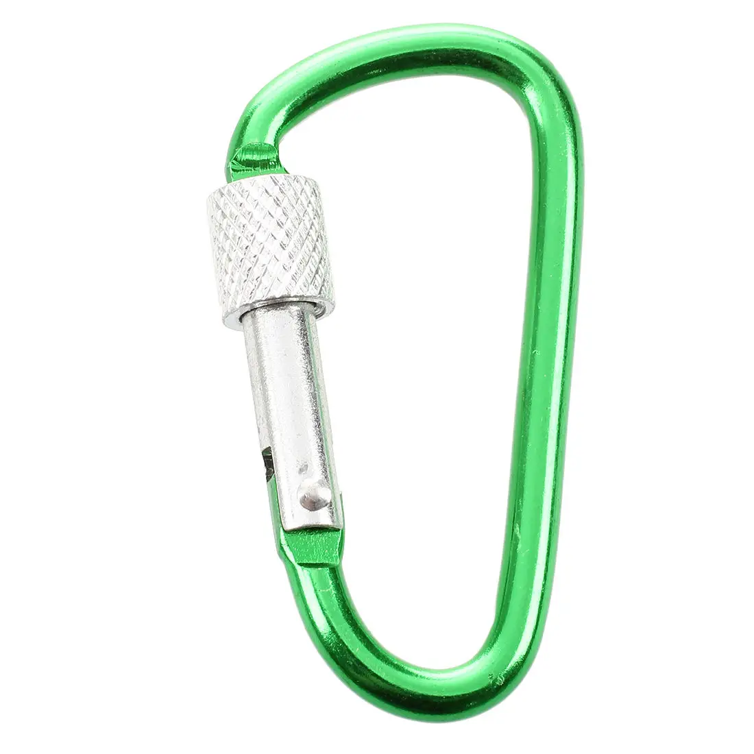 

3 Pcs 5cm Length Spring Loaded Gate Aluminum Alloy Locking Carabiner