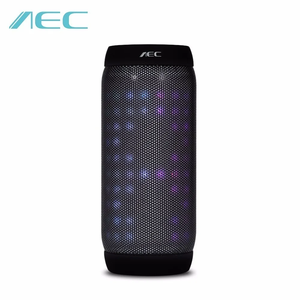 AEC bq 615s Портативный бас стерео Bluetooth Динамик с красочными светодиодные фонари