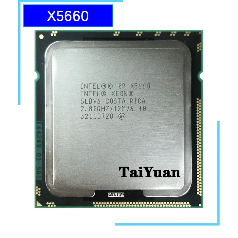 Процессор Intel Xeon X5660 2 8 ГГц шестиядерный 12 M 95 W LGA 1366 | Компьютеры и офис