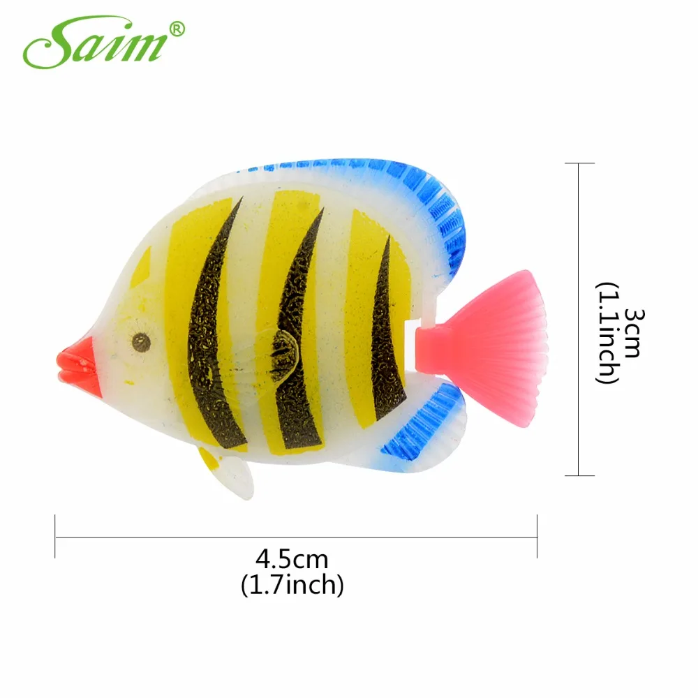 Аквариумные украшения для аквариума 6 шт. искусственные плавающие рыбы акууариды