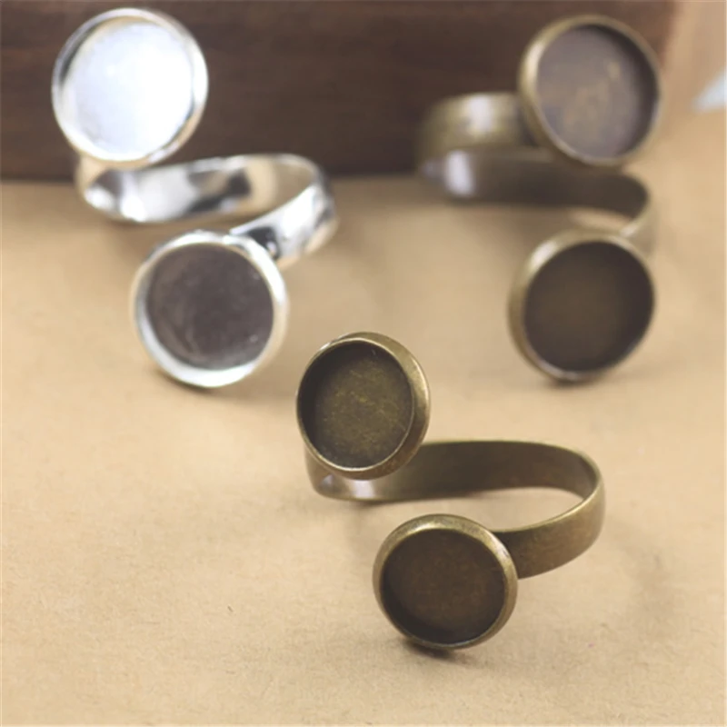 Регулируемое кольцо с двойным пустым покрытием 5 шт. регулируемое открытым