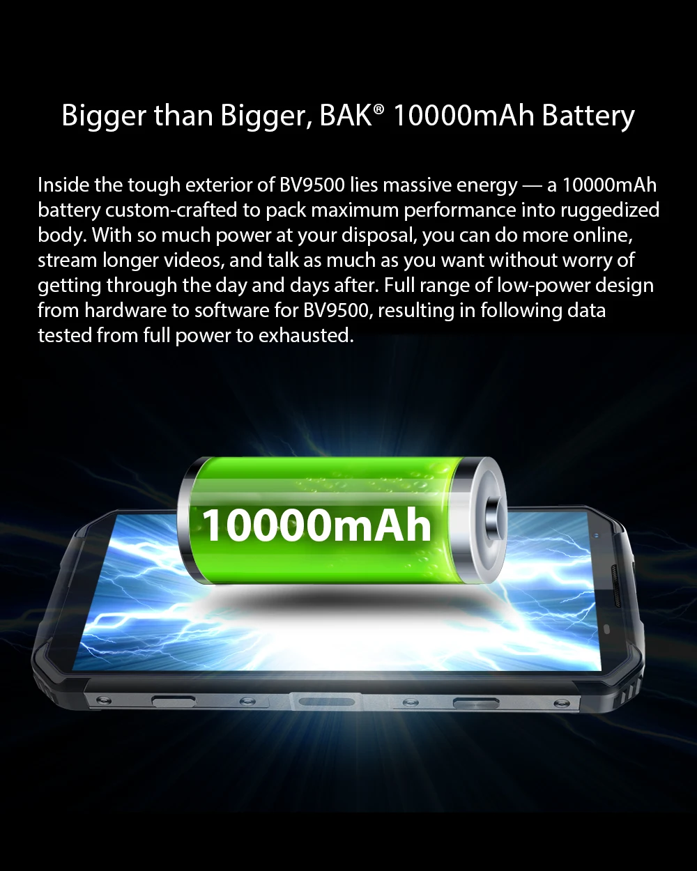 Blackview BV9500 IP68 водонепроницаемый ударопрочный 4G смартфон 10000 мАч Android 8,1 4 Гб+ 64 Гб Восьмиядерный 5," 13,0 МП мобильный телефон