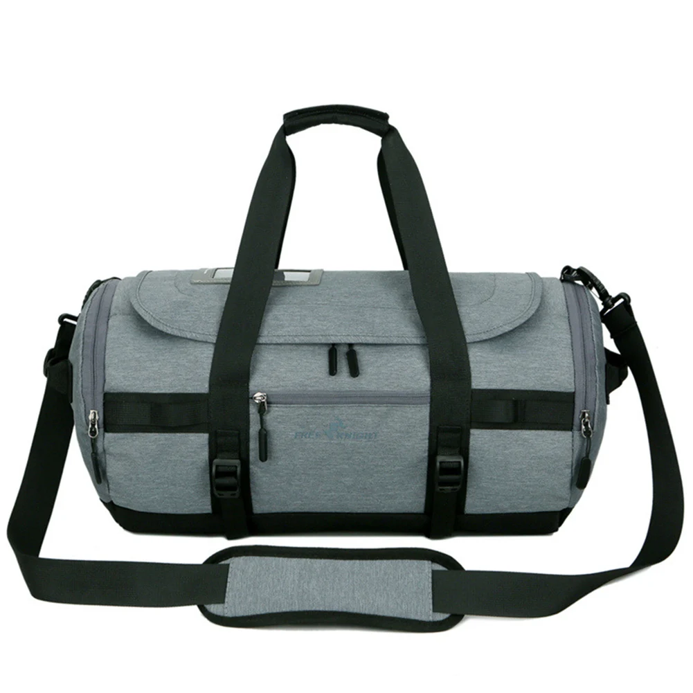 Portable Theft-proof waterproof Travel Sports Bag Gym Cylinder Small Luggage Training Package | Спорт и развлечения