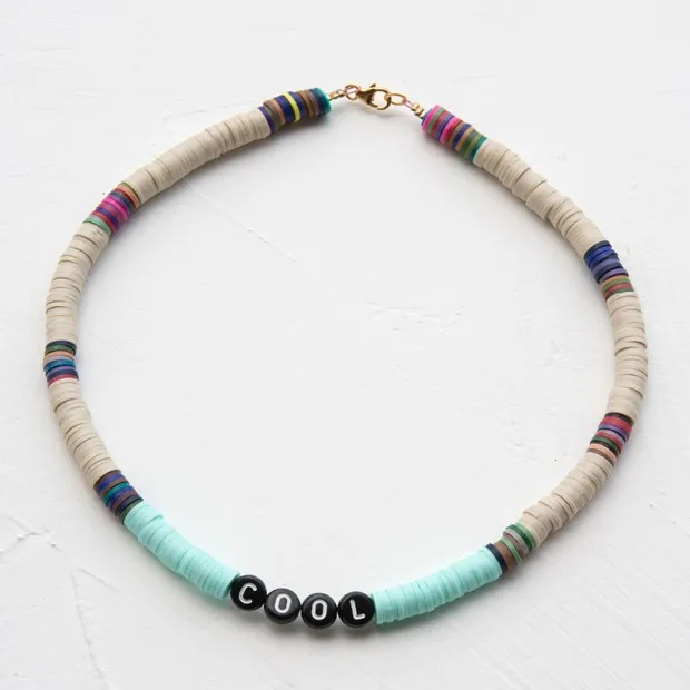 NECKLACE 3 Персонализированные DIY буквы имя конфеты человек ожерелье массивное именное ожерелье женское колье, бижутерия, украшение в готическом стиле - Окраска металла: NECKLACE 3