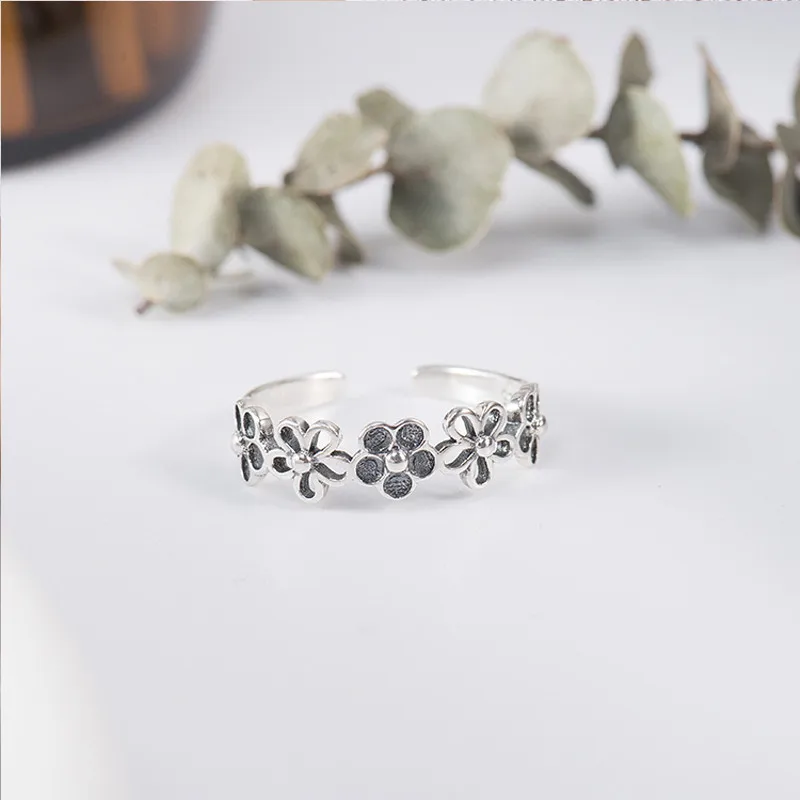XIAGAO 2018 Vintage Rings 100% Real 925 Sterling Silver Jewelry for Women High Quality Ring Anillos AART0017 | Украшения и