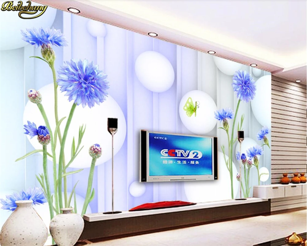 

beibehang wall paper Custom photo wallpaper mural dandelion 3D TV background wall papel de parede wall papers home decor