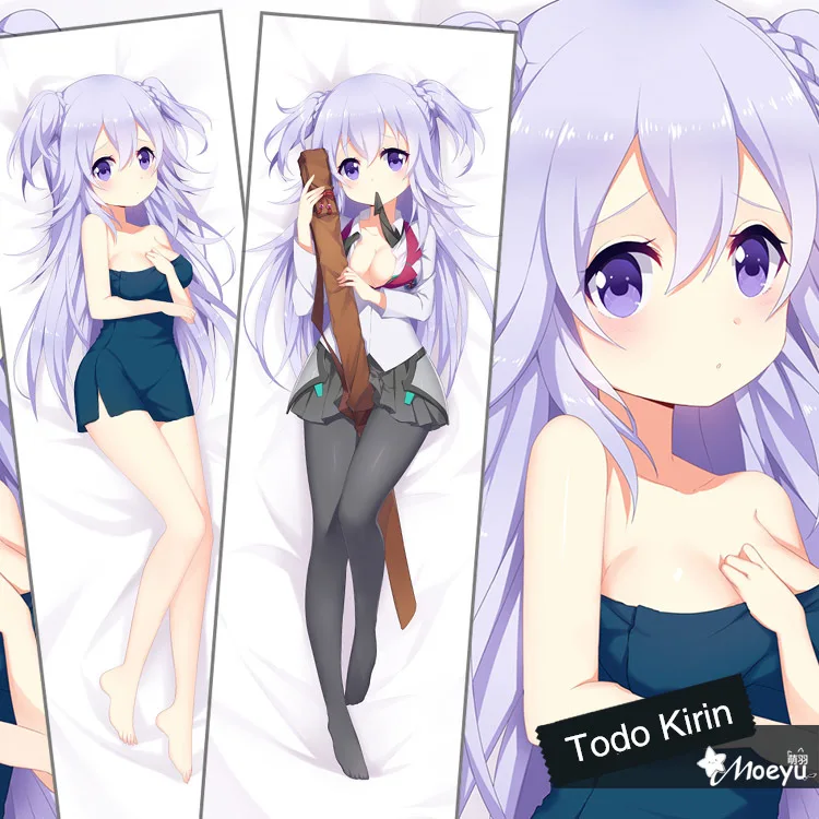 Аниме Asterisk War Todo Kirin обнимающая подушка для тела Чехол 2WAY плюшевая ткань Loli