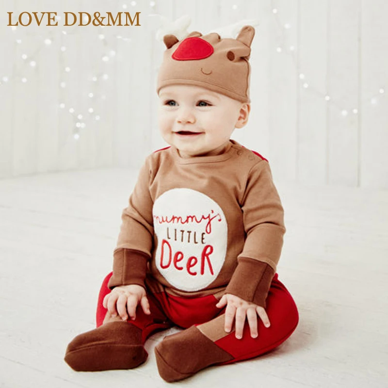 Рождественский детский комбинезон LOVE DD & MM 2020 новая модная одежда для маленьких